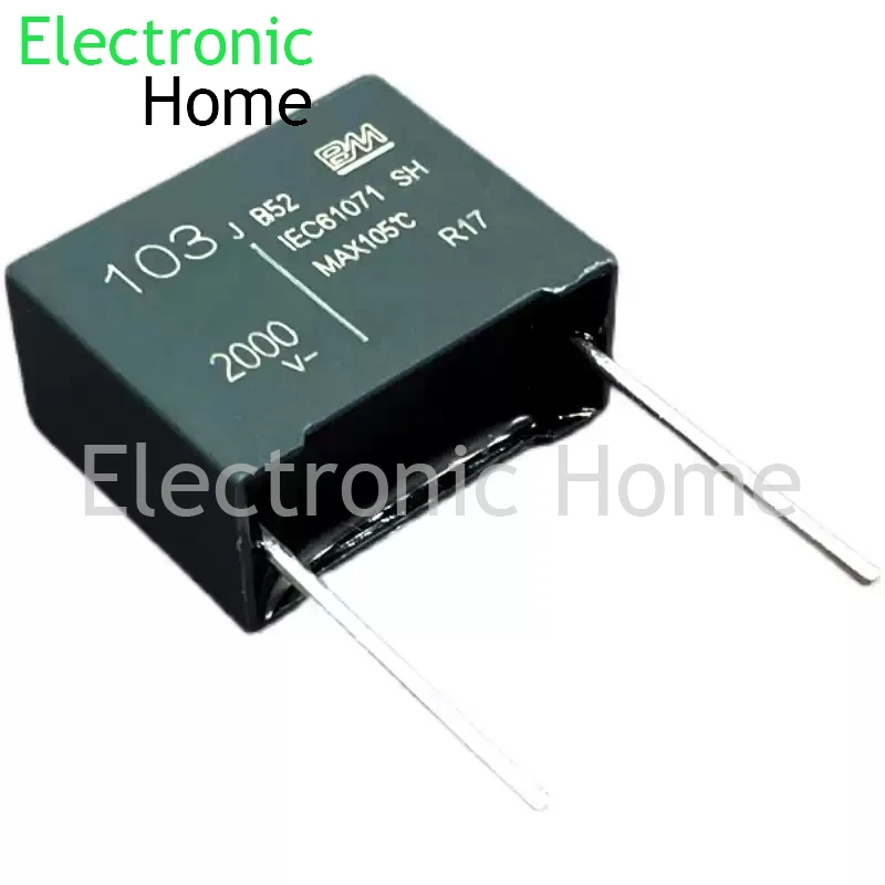 20PCS/LOT BM MKP 103 10nf 0.01uf 2000v 2kv Copper Pin Safety Specification Thin Film Capacitor Pin Distance 15mm 2000V103J