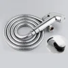 Stainless Steel Handheld Toilet Bidets Sprayer Set Wall Bracket Hand Bidet Faucet for Bathroom Toilet Shower Head Self Cleaning 1
