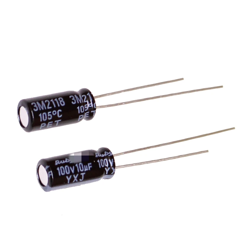 10pcs Rubycon aluminum electrolytic capacitor 100v10uf 5*11 Japanese