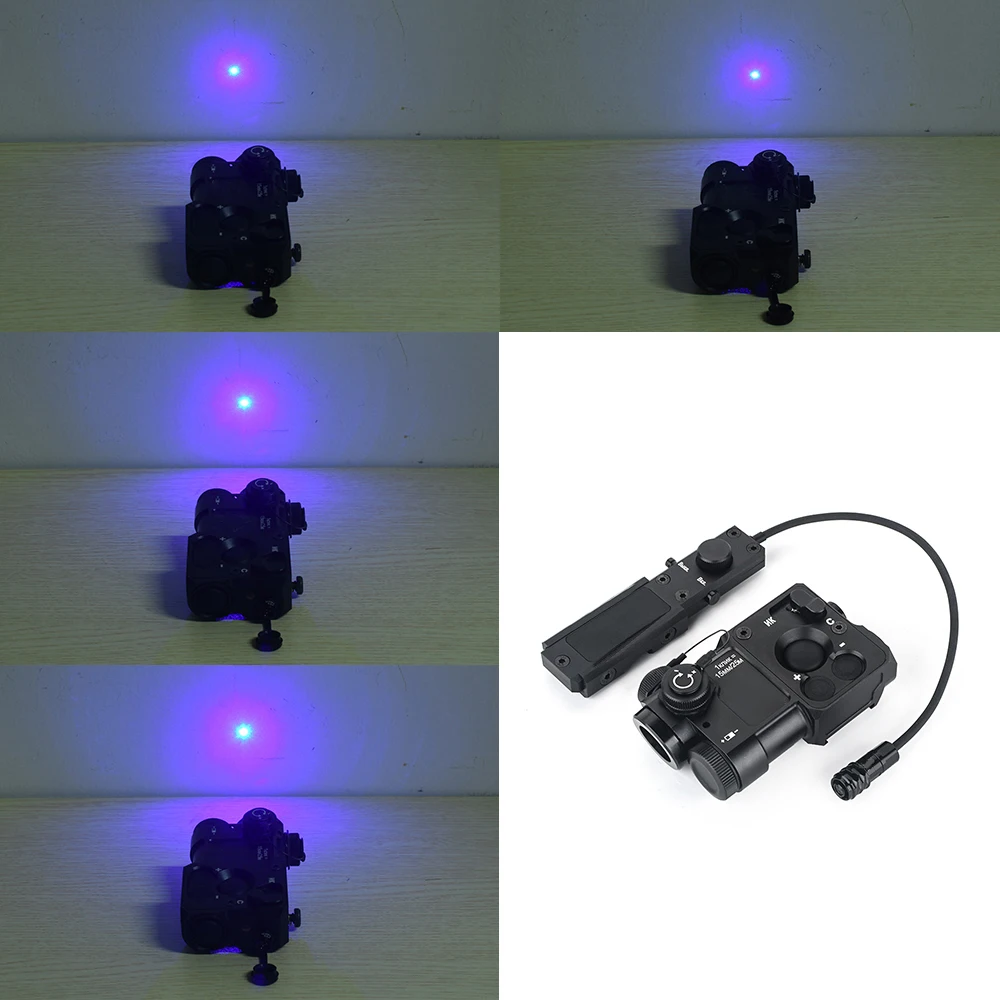 WADSN puntero láser de punto IR azul, PERST 4 de Metal completo, DBAL