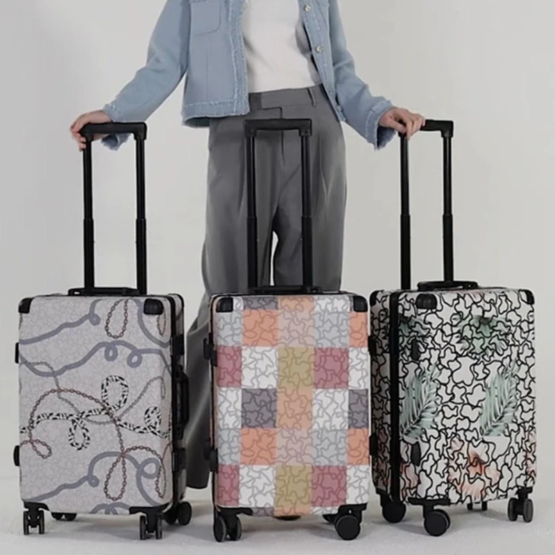 

New high appearance level aluminum frame suitcase Pull bar box Female 20 "boarding password box Large capacity luggage 24"