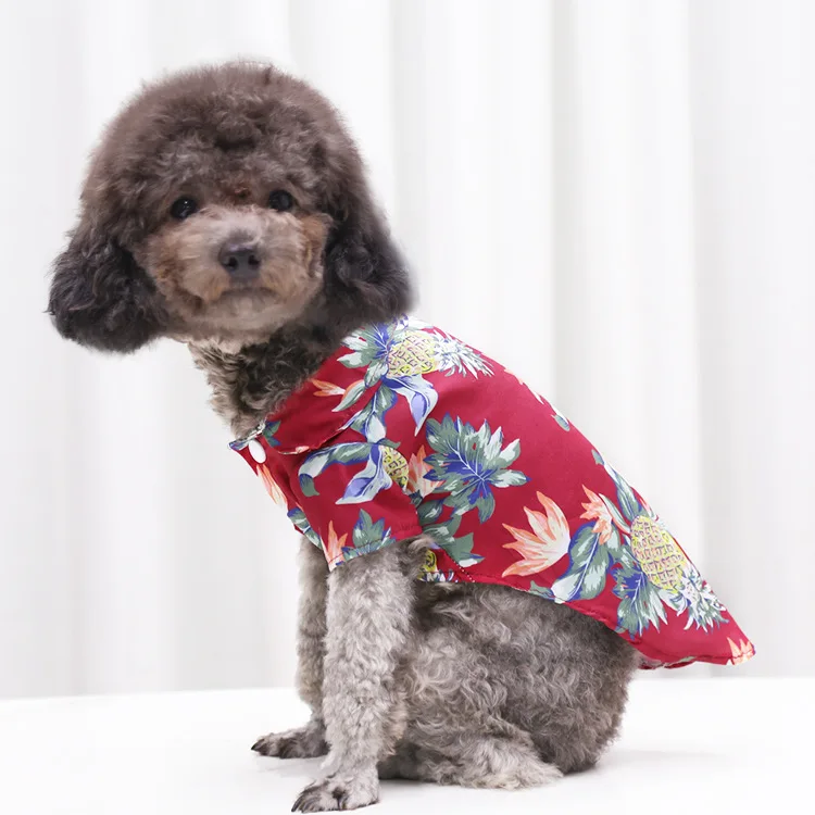 Chemise hawaienne pour chiens