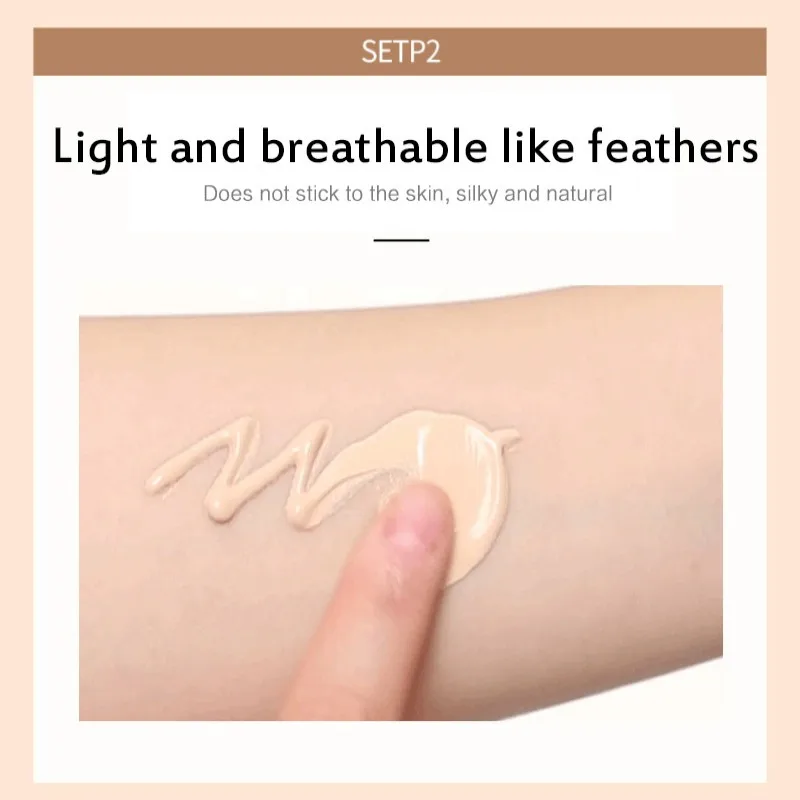 Liquid Foundation Repair Concealer Isolation Cream Oil Control Refreshing And Moisturizing BB Cream Long-lasting Korean Makeup bb cream