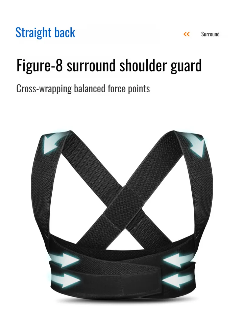 Scoliosis Posture Correction Belt Back Straightener Posture Corrector Adjustable Trainer