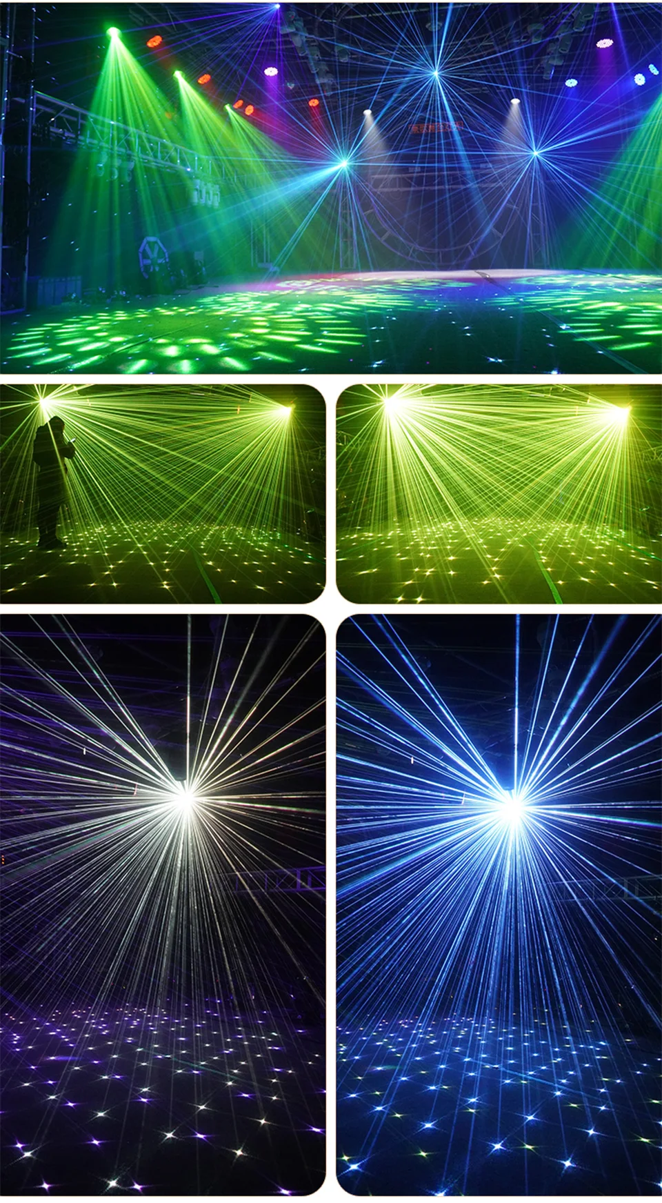 RGB Stage Laser Light DJ Disco Party Laser Effect for Night Club KTV Wedding Par