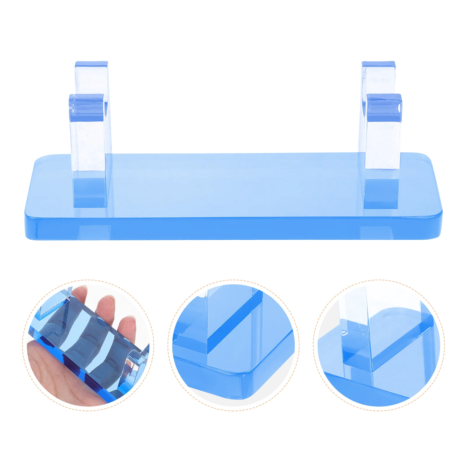 

Acrylic Book Stand Acrylic Pen Holder Clear Makeup Brush Rack Organizer Ballpoint Pen Fountain Pencil Wand Holder Showcase