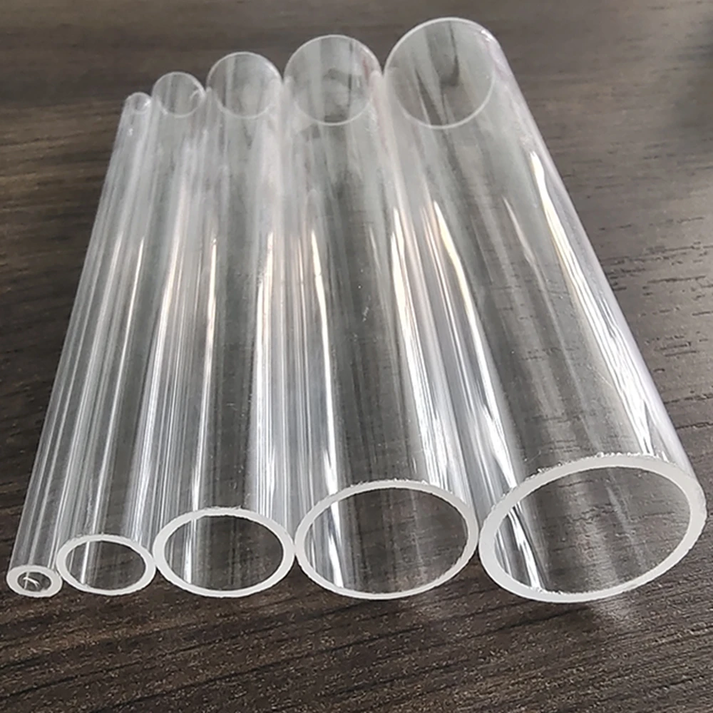 Quartz Capillary Tube OD 2mm to 25mm Hollow Bar Rod Silica Single-Bore Glass Pipe High Temperature Quartz Glass Hollow Tube