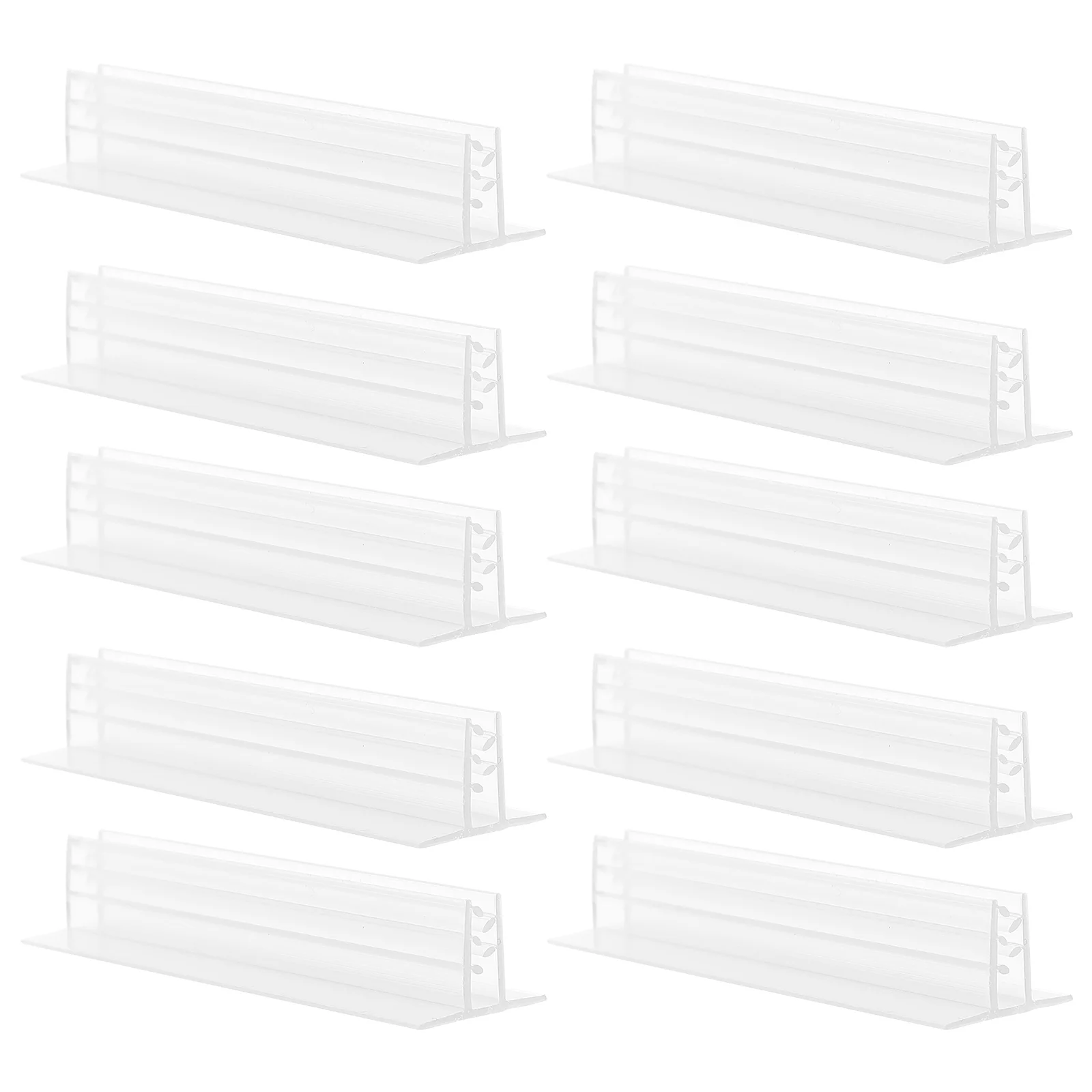 

10pcs Supermarket Shelf Advertising Clip Supermarket Retails Shelf Clamp