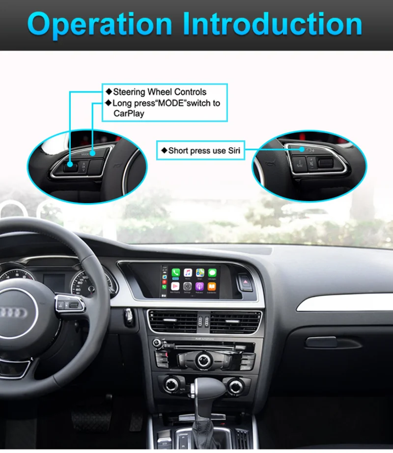  ī÷ , ƿ 2010-2016 A4L, A5, Q5, B8 , MMI iOS13 , ȵ̵ ̷ ī ÷, ȵ̵ ڵ  AI ڽ