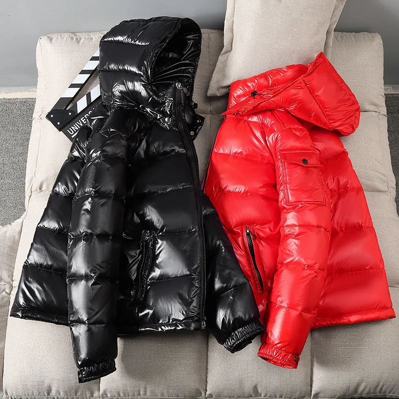 Mens Outdoor Windproof Parkas Down Jackets Winter