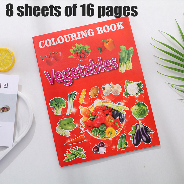 Cartoon early education cognitive funny stickers enlightenment textbook book puzzle children's digital coloring book WYW