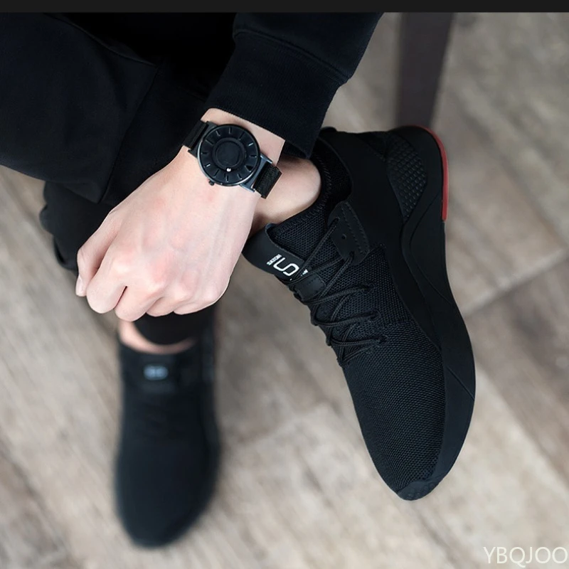 حجم كبير الخريف أزياء جديدة البند تنفس عارضة أحذية رجالية مريحة تنوعا خفيفة الوزن شقة أحذية رياضية للرجال