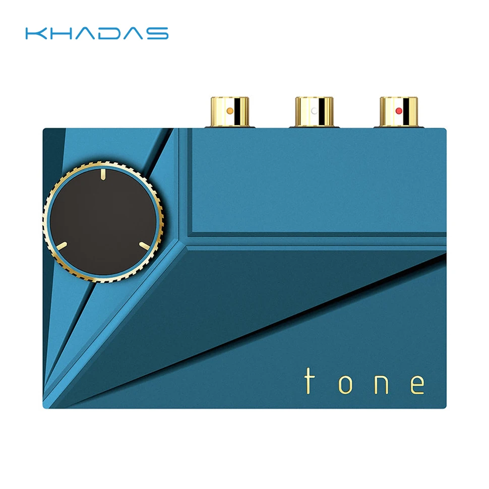 Фото Мини-ЦАП Khadas Tone2 DAC Hi-Fi для настольного ПК со сбалансированным RCA, ES9038Q2M, DSD512 (встроенный), PCM768, XMOS XU208, вход USB/S/PDIF №1