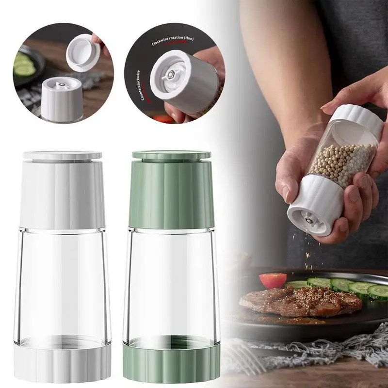 

Manual Pepper Grinder Reusable Pepper Grinder Mill Tools Grinding Bottle Household Sea Salt Mill Spice Crusher Kitchen Accessory