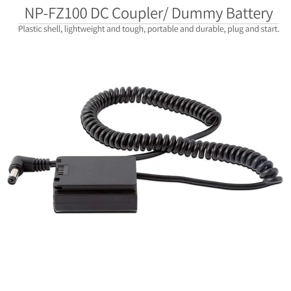 NP-FZ100 NPFZ100 Dummy-Akku Vollständig dekodierter DC-Koppler für Sony ILCE-9 Alpha A9 A7RM3 A7RIII A7M3 Kamera_voghion.com