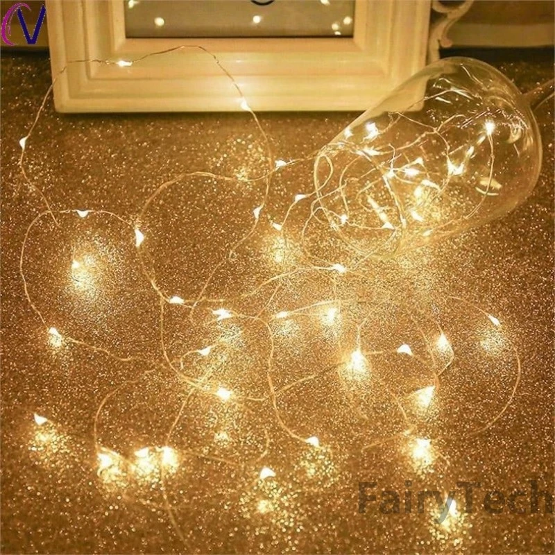 USB LED String Lights 10/20/30M Copper Silver Wire Garland Light Waterproof Fairy Lights For Christmas Wedding Party Decoration led string lights decorative lights string lights led fairy lights