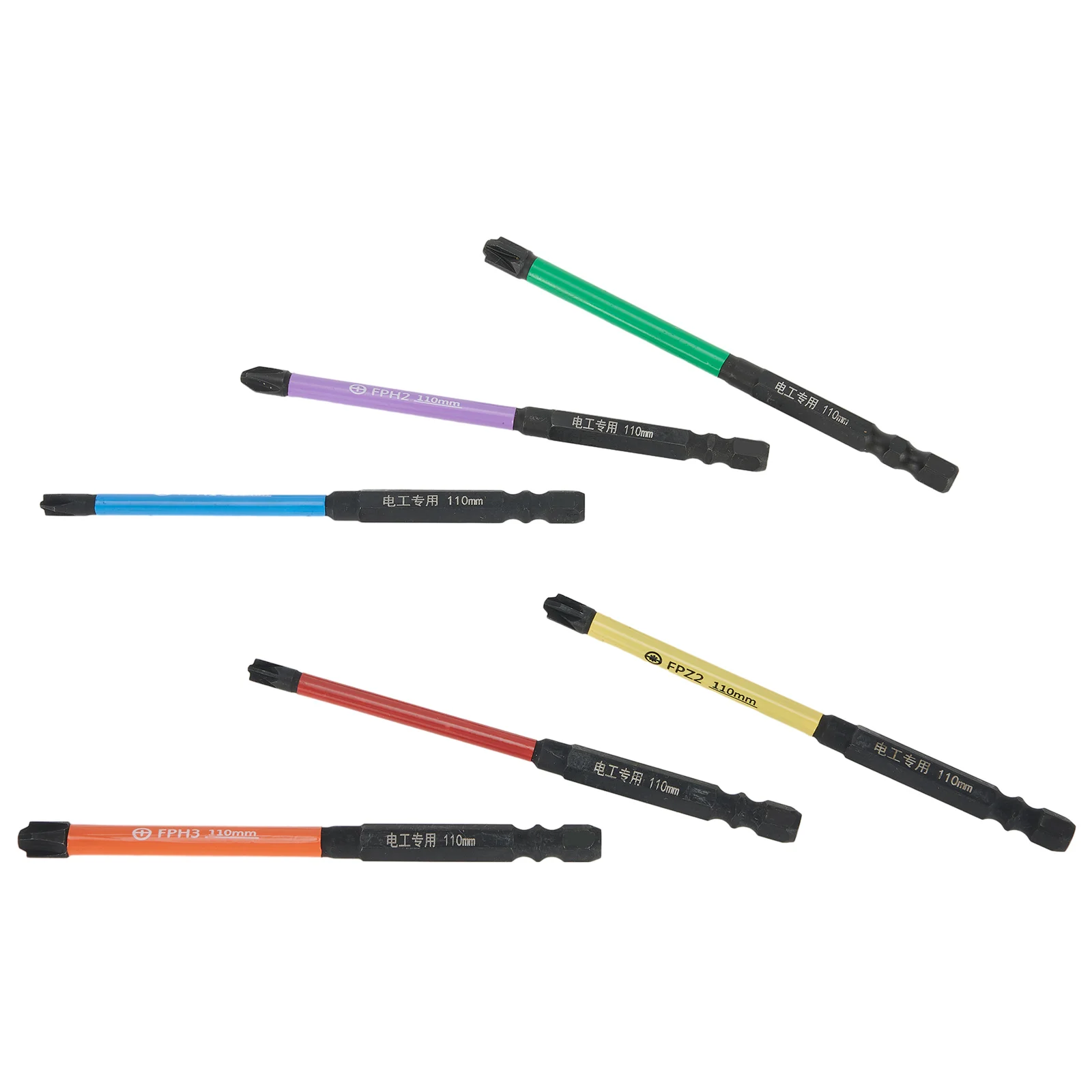 

Durable And Practical Screwdriver Bits Electrician 110mm / 4.33’’ Length Alloy Steel FPH1/FPH2/FPH3/FPZ1/FPZ2/FPZ3