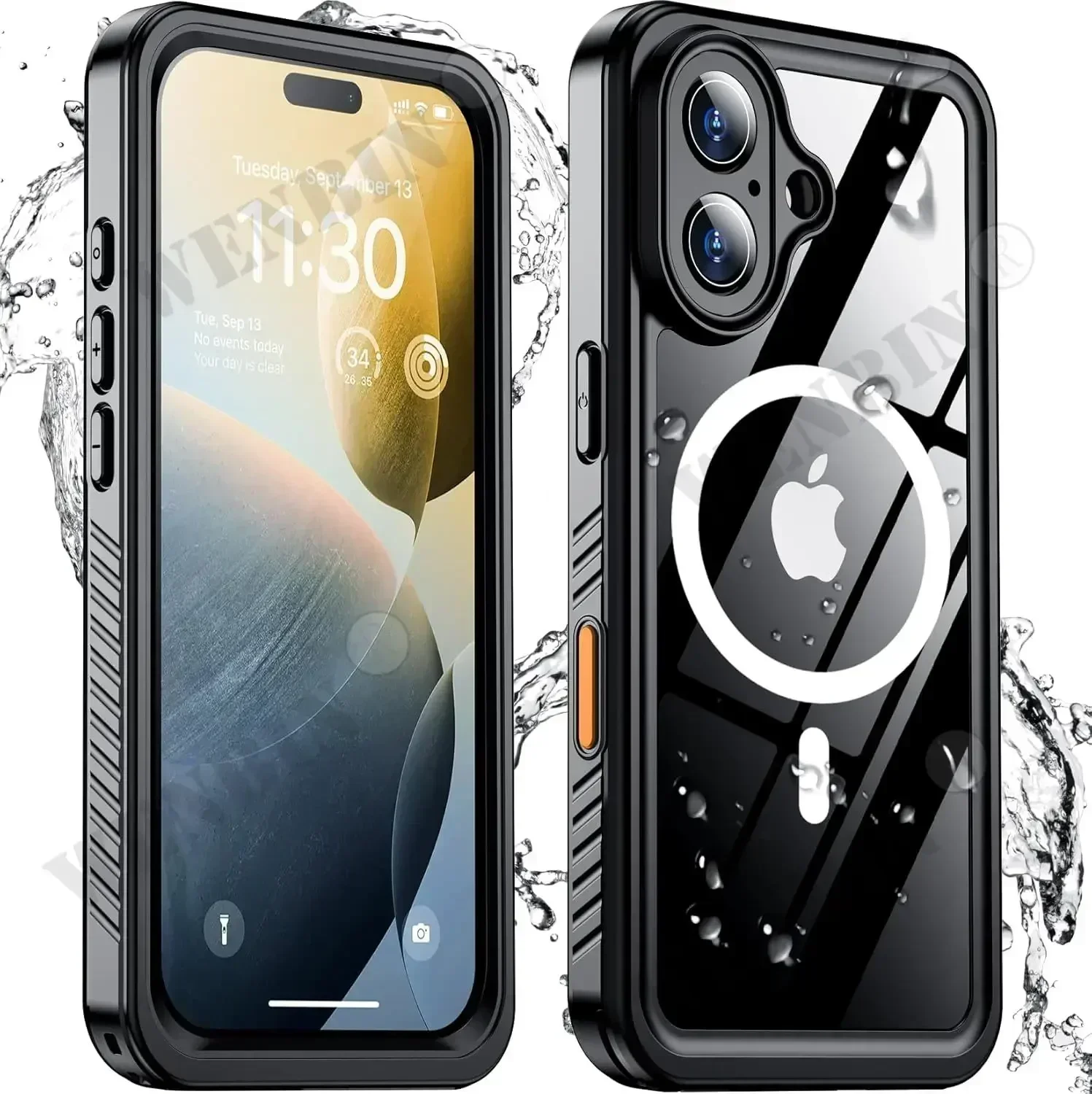 IP68 Waterproof Case for iPhone 17 16 15 Pro Max Plus