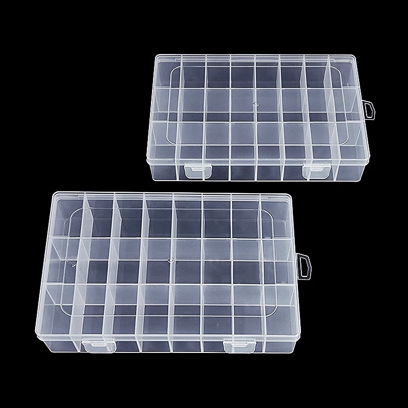 organizzatore di esche da pesca a 5 scomparti - resina di silicone , scatola da pesca portatile per perline, gioielli & piccoli oggetti