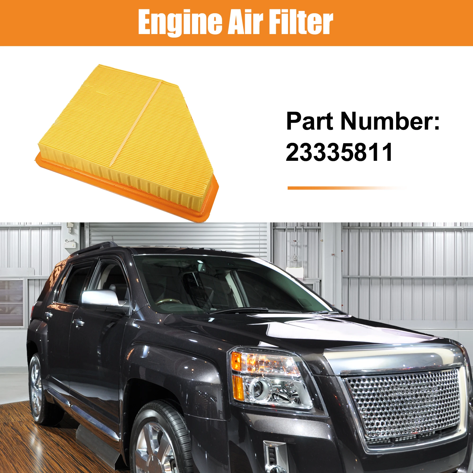 Car Diesel Engine Air Intake Filters Parts 23335811 for GMC Chevrolet 2.4L L4 3.0L V6 2010-Auto Accessories air filters car filter