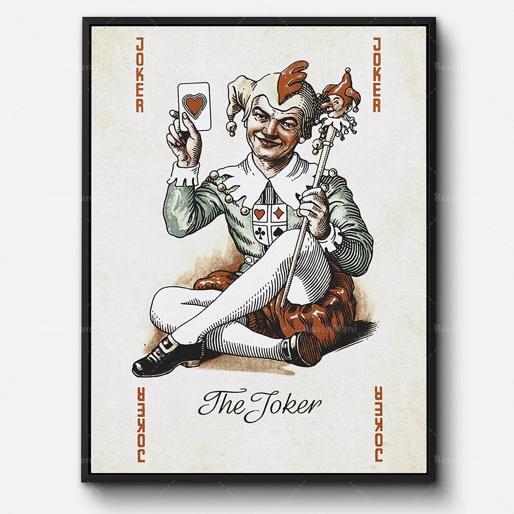 Queen Of Clubs, Ace, King Of Spades, King Of Hearts Playing Card Art Print,  Vintage Card King Canvas Art Playroom Decor Poster - Painting & Calligraphy  - AliExpress