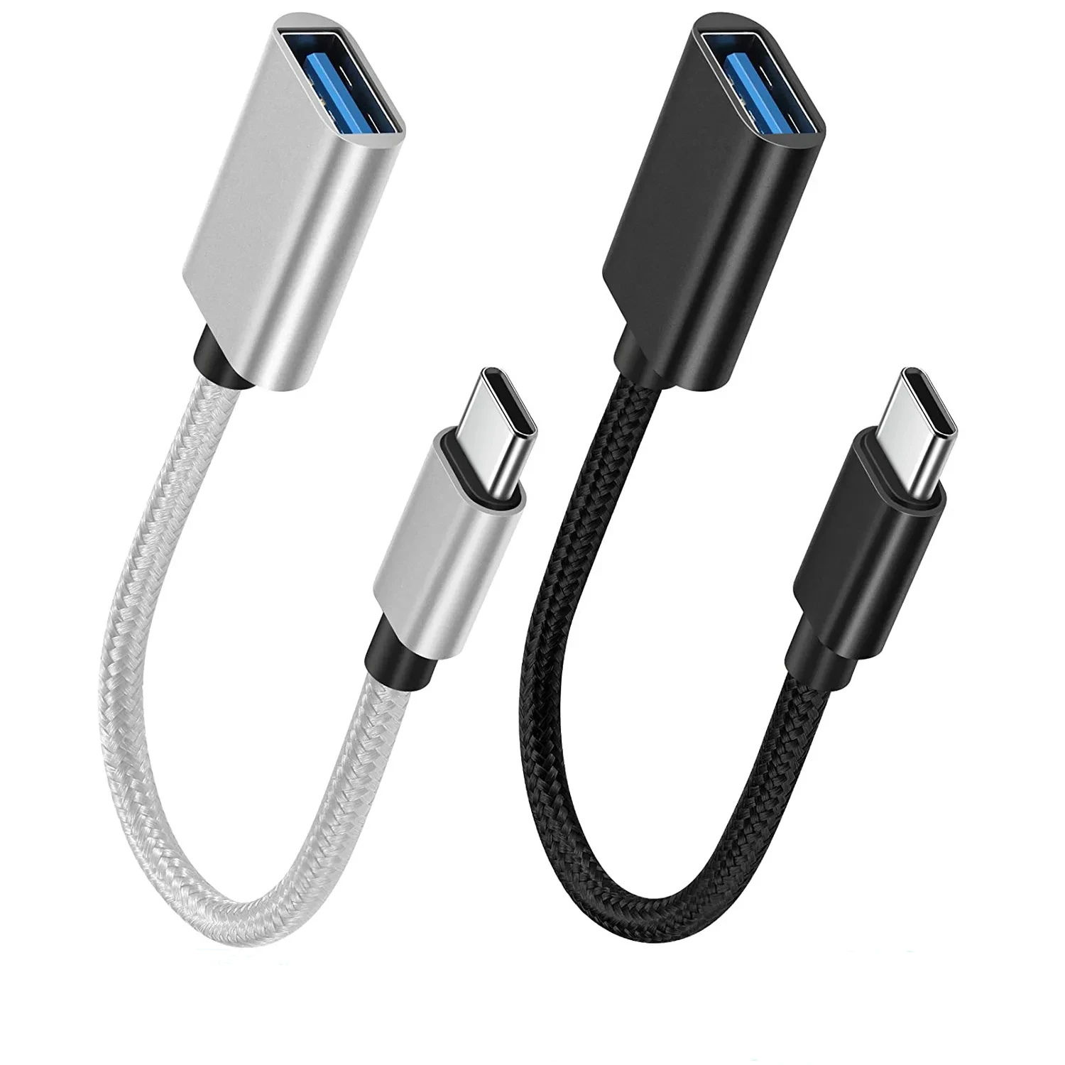 OTG USB to Type C Adapter Connector Data Cable Converter For Xiaomi Samsung S20 Huawei MacBook Pro