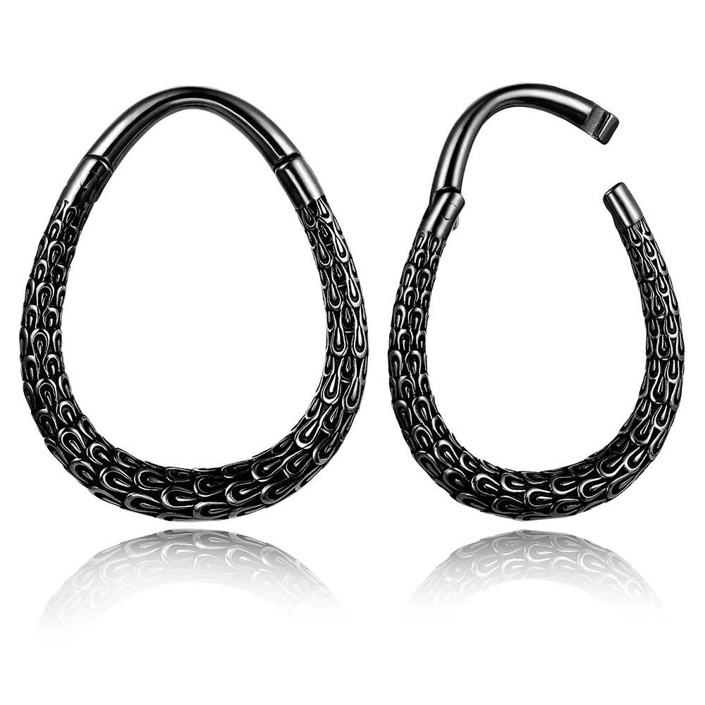 Giga 2er-Set 3mm (8G) Edelstahl Ohrhänger Gewichte Plugs Tunnel Expander Gauges Ohrläppchen-Dehner Körperschmuck – Detail 16