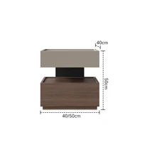 Table De nuit De rangement tiroir Simple Table De chevet De luxe moderne minimaliste Mesitas De Noche Para El dortoir meubles chambre 2