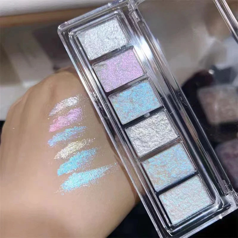 

CHUNSHU Aurora Reflective Solid Pigment Powder Flash Hight Quality Sequin Powder Nails Art Decoration Accessories 6 Colors DIY