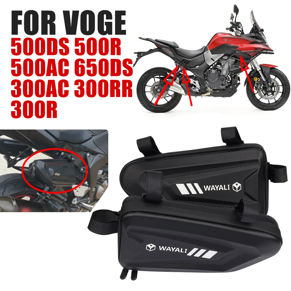 

For Loncin VOGE 500DS 650DS 500R 500 R 650 DS 300AC 300 AC RR Motorcycle Accessories Side Bag Fairing Tool Storage Frame Bags