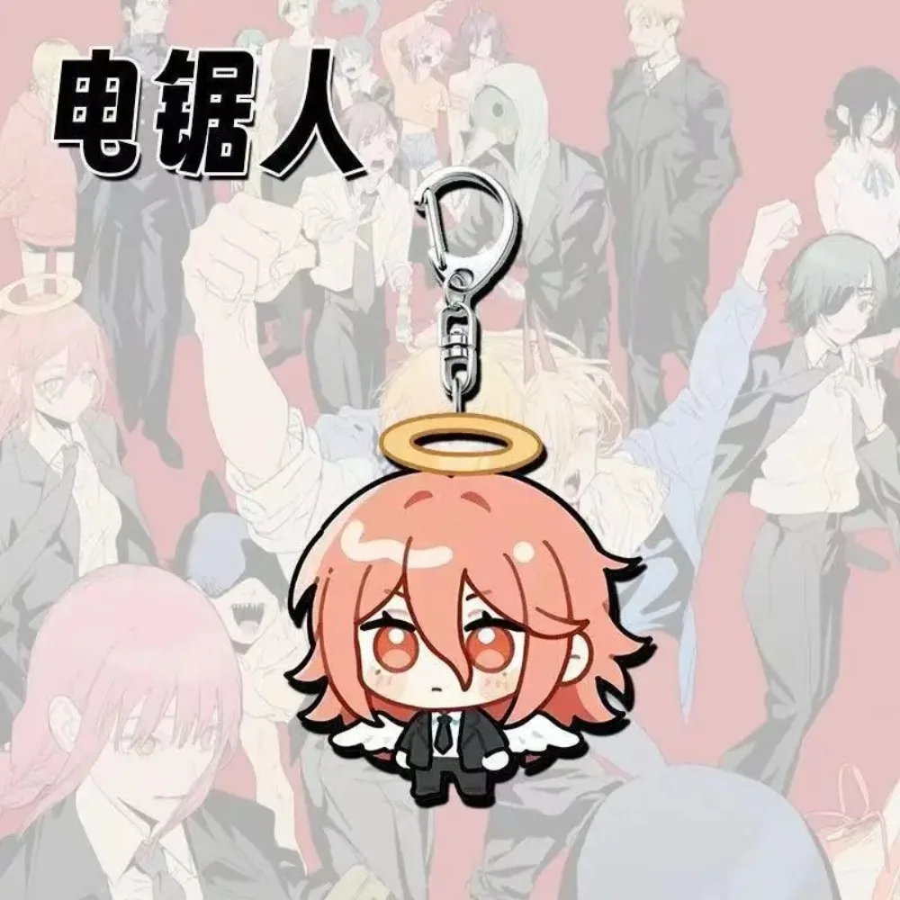 Chainsaw Man Acrylic Keychain Anime Figure - Cosplay Backpack Decoration Pendant & Holiday Gift