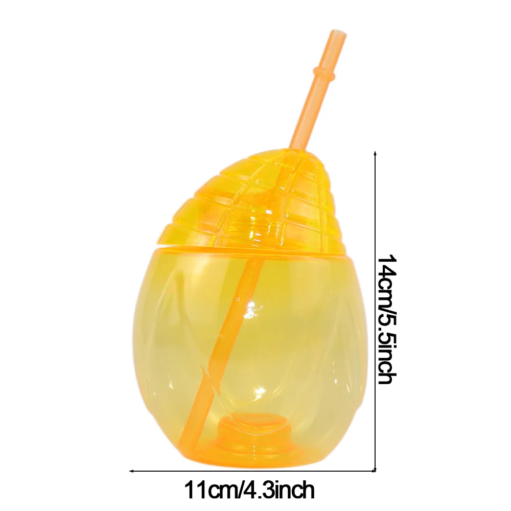 6-10 Stück Hawaii Party Strohbecher Ananas Trauben Erdbeere Mango Saft Trinkbecher Obst Trinkbecher Tropische Partydekorationen – Detail 13