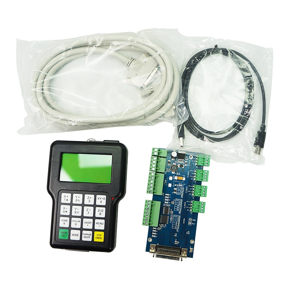 

3axis control card system 3 Axis CNC USB Remote 0501 DSP Controller for router handle remote English version