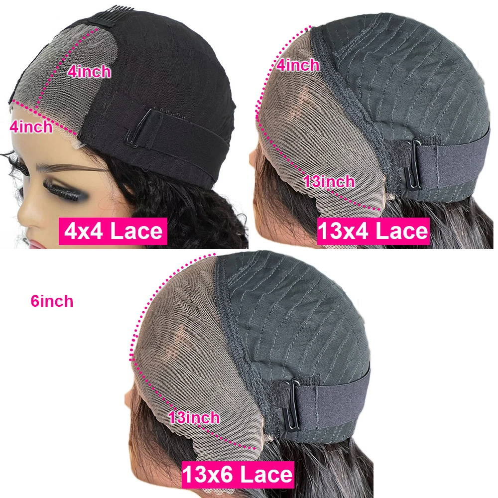 400% Density 13×4 HD Lace Front Wigs Silky Straight Melt Skins 4×4/5×5 HD Lace Frontal Wig Glueless Human Hair Wigs Pre Plucked 6