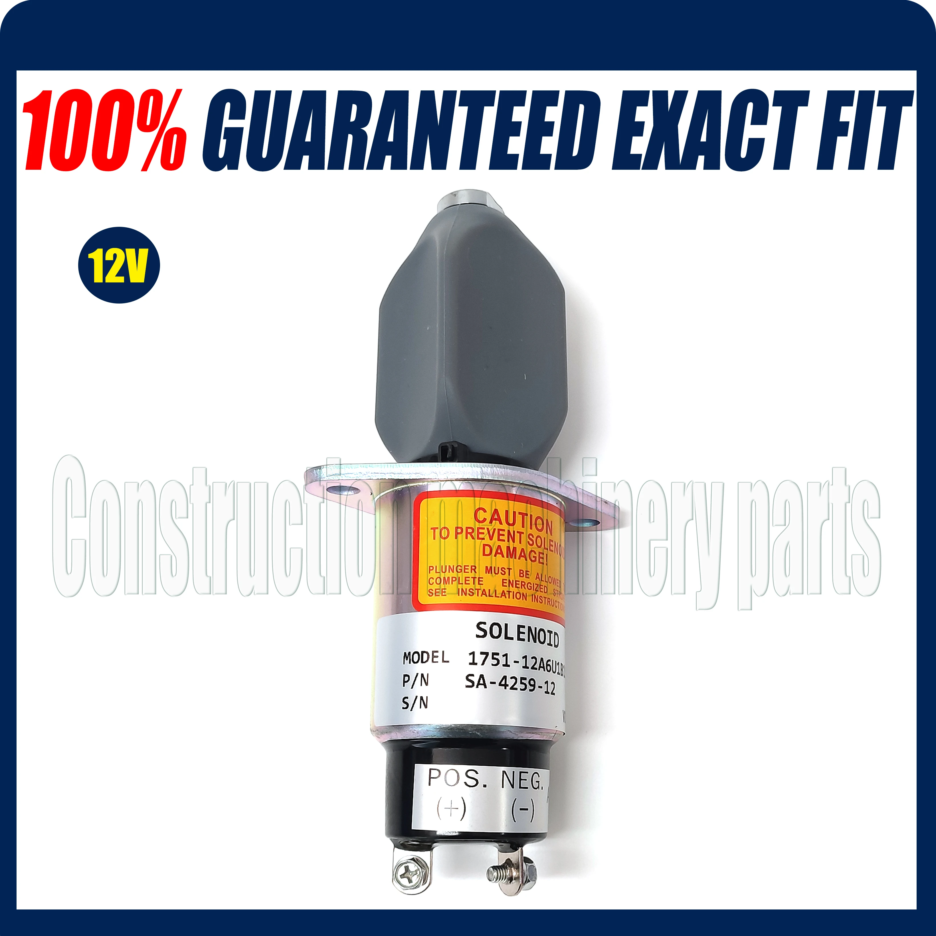 

SA-4259-12-топливный стопорный электромагнитный клапан 1751-12A6U1B1S5 31-0202 для Kubota 3A