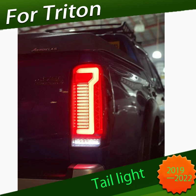 

Rear Lights Fit For Mitsubishi Triton L200 2019-2022 Pickup Car Tail Lamps Brake Turn Signal Lights