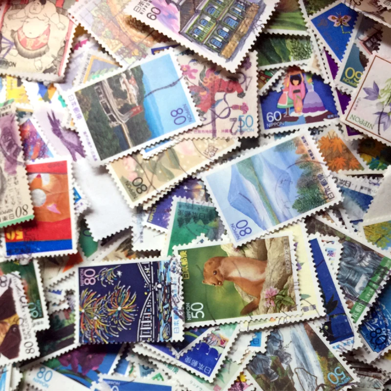 Japanese Postage Stamps 10/50/100 PCS/lot For Collection