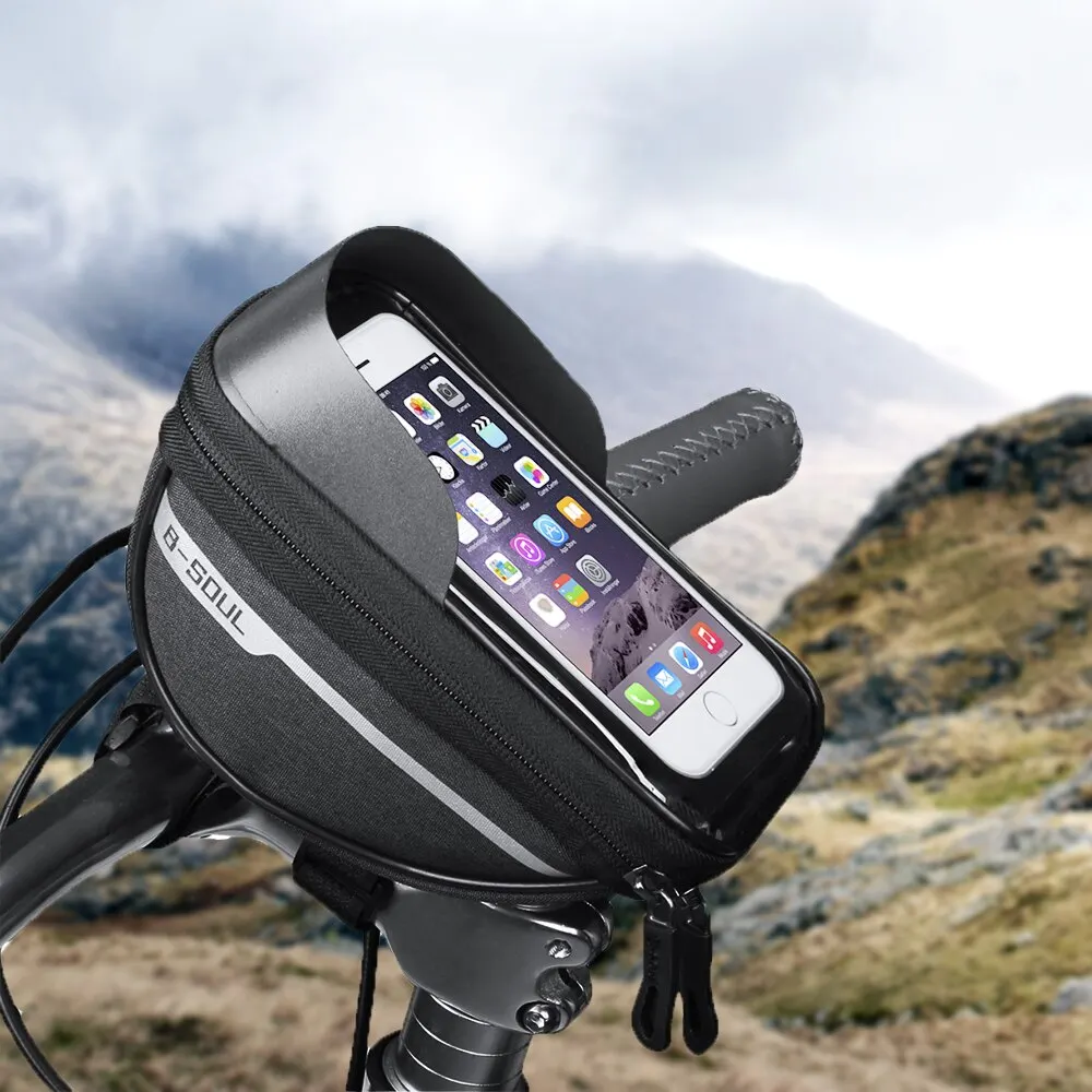 Bicycle Bag 1L Frame Front Top Tube Handlebar Mtb Touch Screen Cycling Phone Holder Accessories