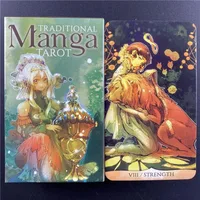 Traditional Manga Tarot Cards English Oracle Cards Women Girls Tarot Deck Board Game 1