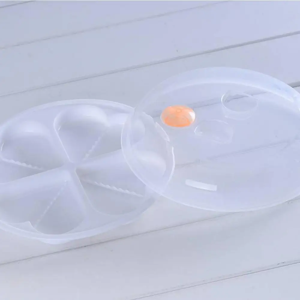 Useful White Microwave Omelette Egg Maker Tray Nontoxic Eggs Steamer