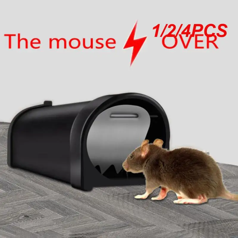 1/2/4 Pz Riutilizzabile Smart Mouse Trap Trappola Per Topi Cattura Topi Rat Killer Roditore Catcher Controllo Dei Parassiti Trappola Per Topi Trappola