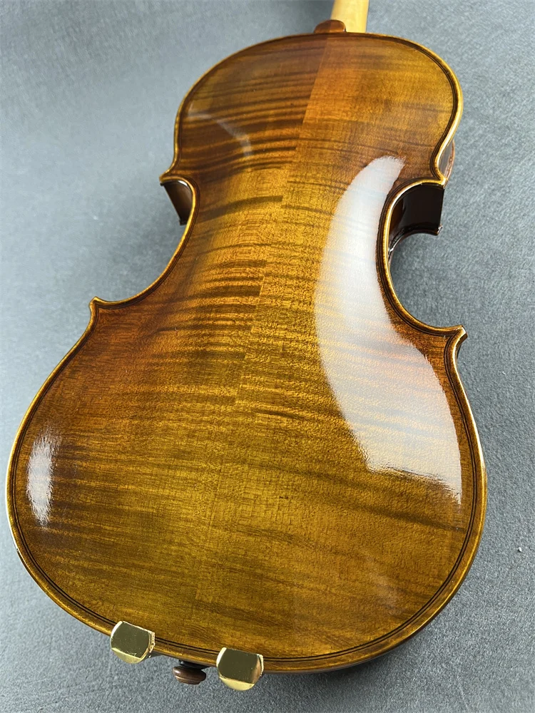 Professional Concert Level Stradivari "Messiah&ldquo; Copy Hand Made 4/4 Violin Musical Instrument w/ violin case 4/4 A147