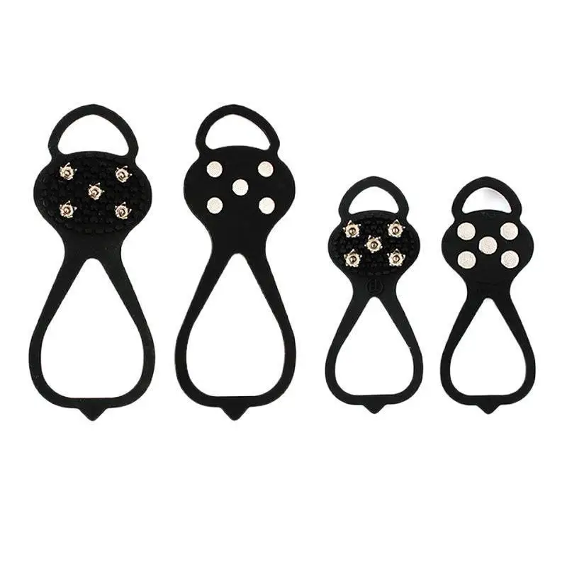 Anti-Skid Snow Ice Claw Climbing Anti Slip Spikes Grips Crampon Cleats Sport Shoe Cover 1Pair for Women Men Boots Cover ice gripper spike,climbing crampons