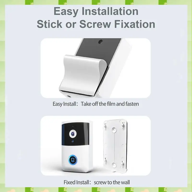 2025 Wireless Doorbell With With Intercom Function Wireless Smart Doorbell With Night Vision,Wireless Doorbell With With Interco