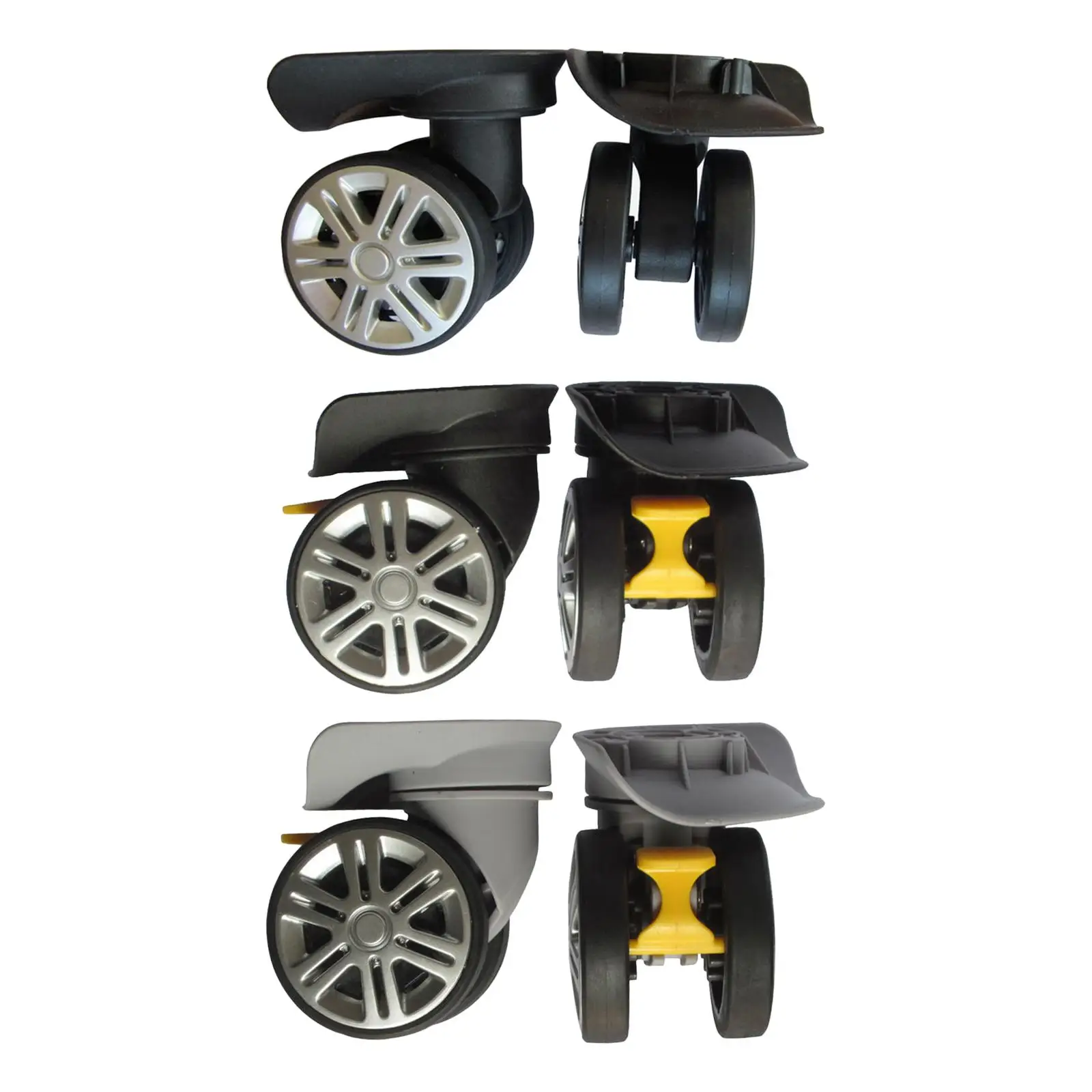 

2x Suitcase Wheels Swivel Casters Wheels for Luggage Box