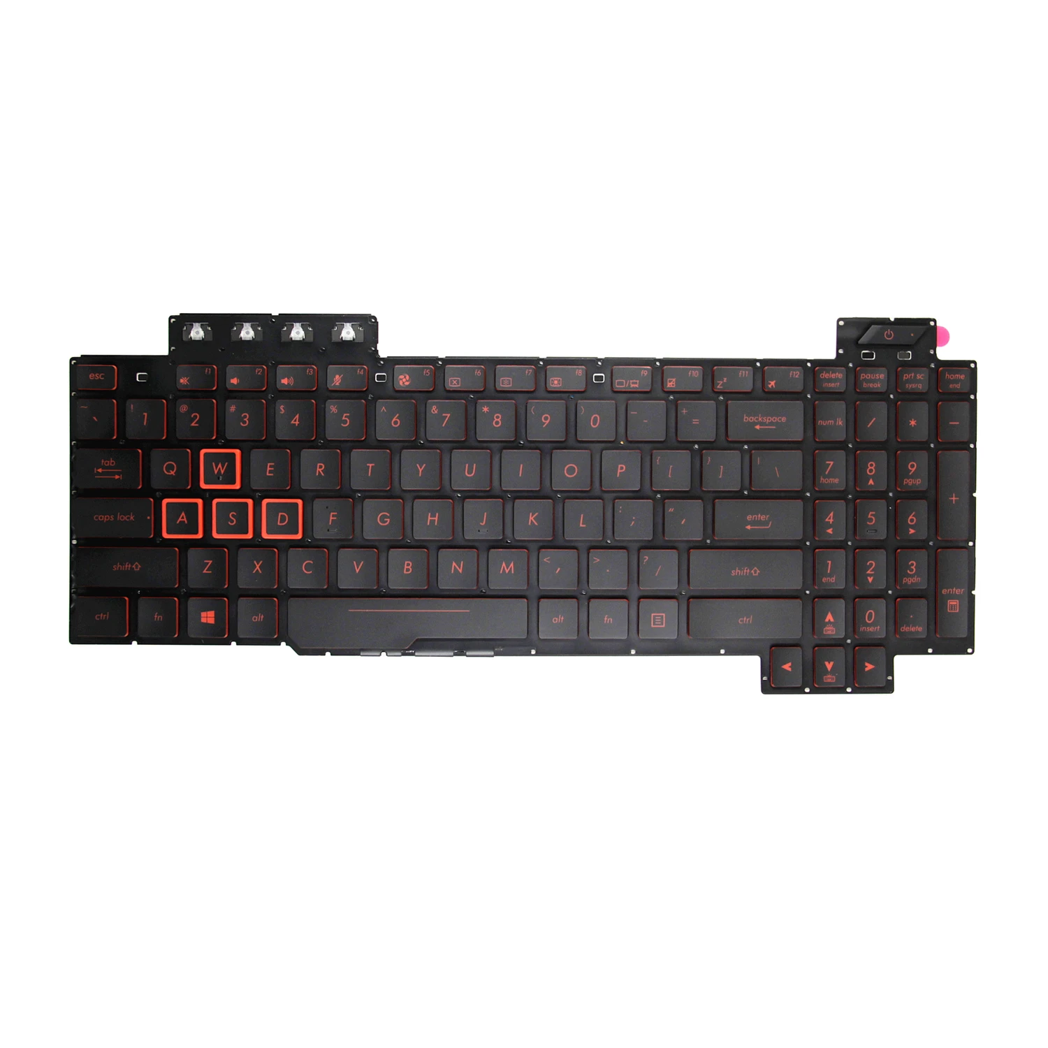 Teclado dos Eua para Asus Tuf Fx80 Fx86 Fx95 Fx505 Fx504 Fx705 Zx80g Fz80 Fx80g Gl703g Inglês Laptop Teclado Retroiluminado 100 Novo - Imagem 6