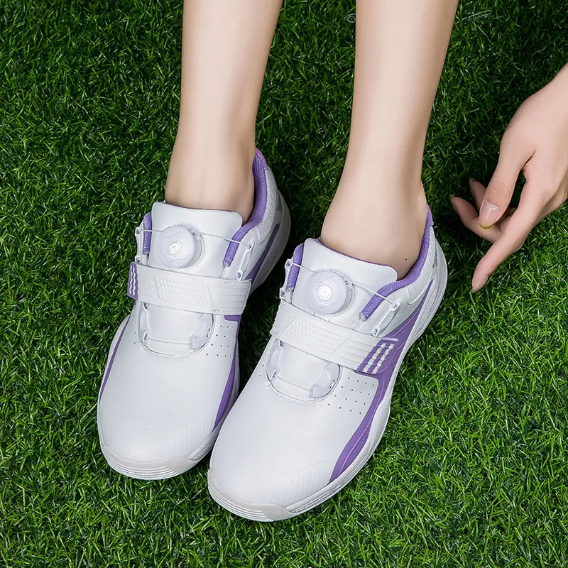 2023 New Women's Golf Shoe Outdoor Professional Golf Shoe Women's Comfort Training Shoe Women's Grass Walking Shoe
