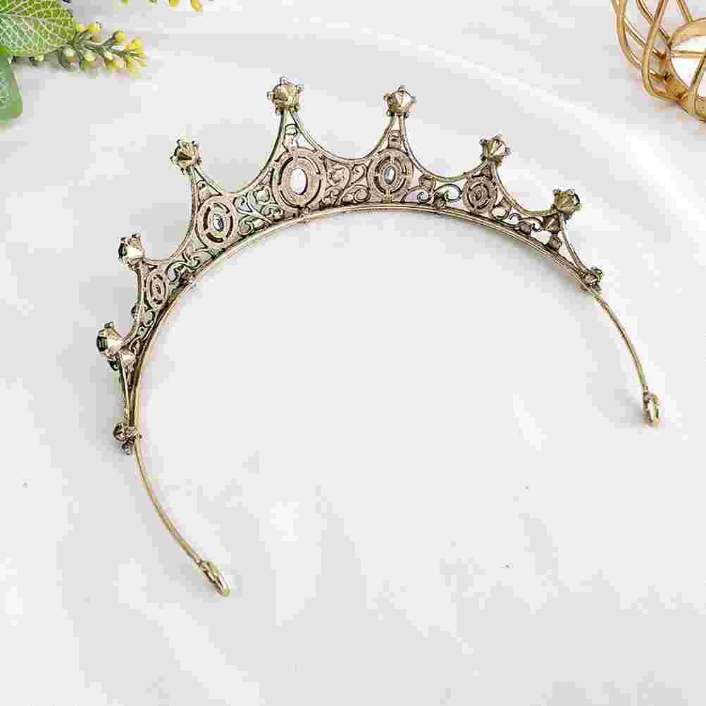 Crown Bridal Wedding Hair Accessories Rhinestone Bands Hairband for Girl Headgear Crystal Headband Headpiece