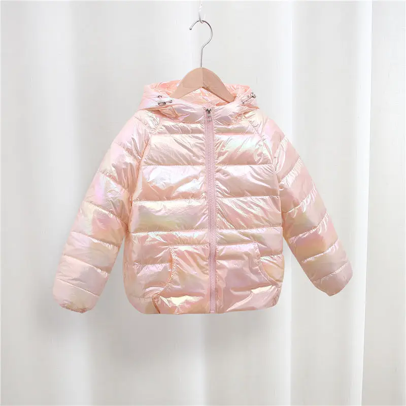 

Down Jacket for Girls Boys Baby Autumn and Winter New Colorful Children's Hooded Kids Coats Promotions Christmas Present 2 Years