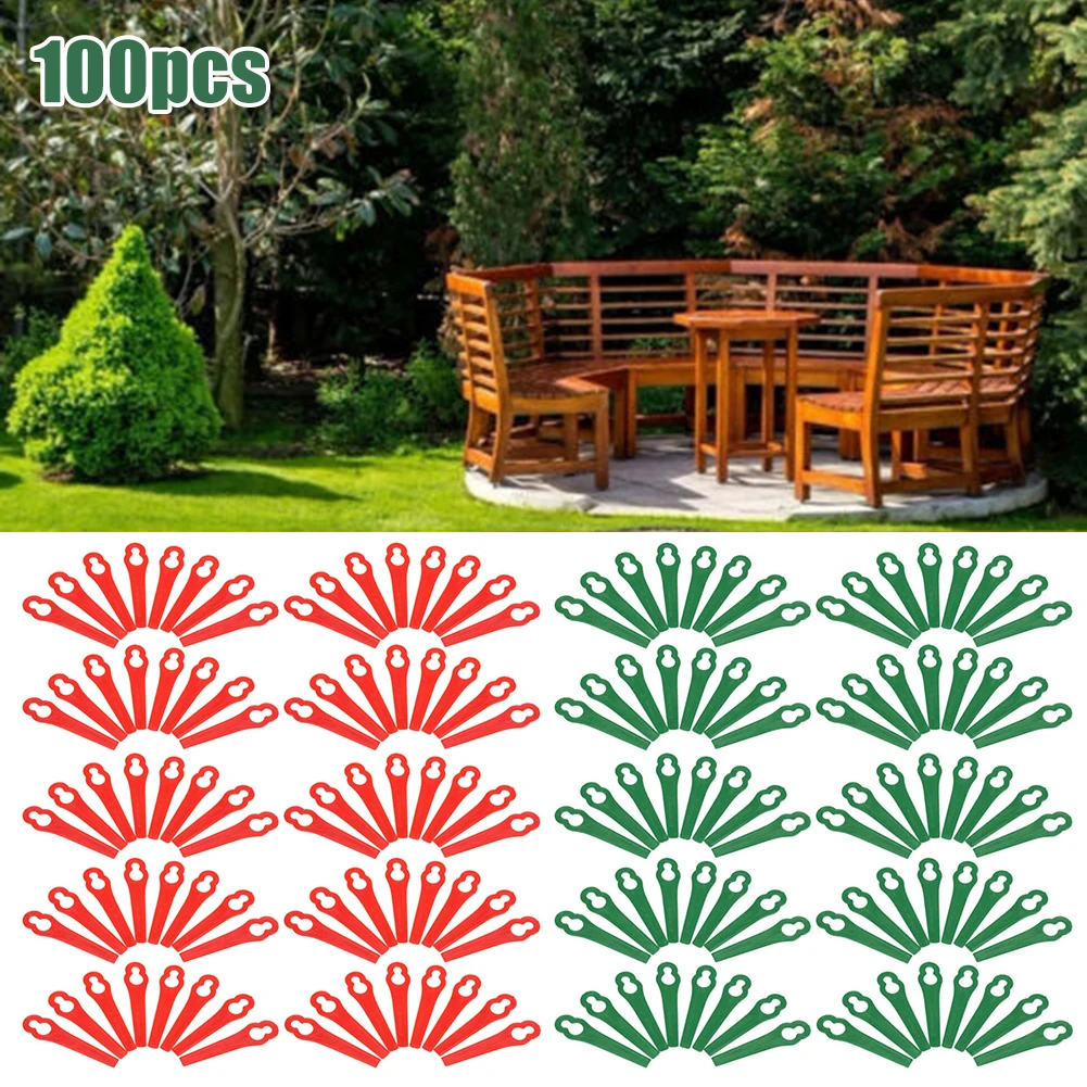 

100Pcs 83mm Grass Trimmer Blades Replacement For KULLER For BOSCH OZITO For Garden Strimmer Trimmer And Lawnmower Blades